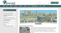 Desktop Screenshot of equustek.com