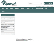 Tablet Screenshot of equustek.com